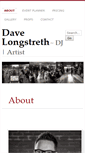 Mobile Screenshot of davelongstrethmusic.com
